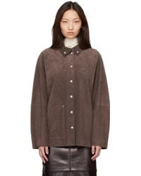 Studio Nicholson - Dash Suede Jacket - Lyst