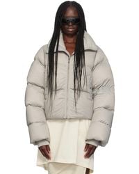 Rick Owens - Off- Porterville Turtle Down Jacket - Lyst