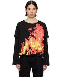 Who Decides War - Flame Long Sleeve T-Shirt - Lyst