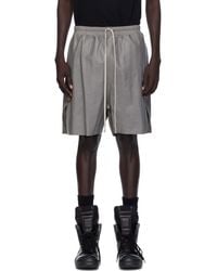 Rick Owens - Concordians Boxers Leather Shorts - Lyst