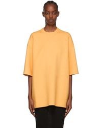 Peter Do - Orange Viscose T-shirt - Lyst