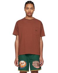 Bode - ブラウン ポケットtシャツ - Lyst