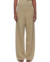 AYA MUSE - Fold Over Seam Trousers - Lyst