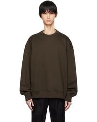 WOOYOUNGMI - Brown Patch Sweatshirt - Lyst