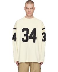 Ambush - オフホワイト L-S フットボールTシャツ - Lyst