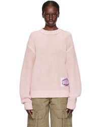 Acne Studios - Pink Patch Sweater - Lyst