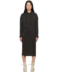 Lemaire - Twisted Midi Dress - Lyst