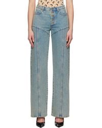 Marine Serre - Moon Laser Flare Jeans - Lyst