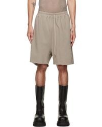 Rick Owens - Tower Long Boxers Butt Zip Shorts - Lyst