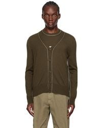 MM6 by Maison Martin Margiela - Cardigan en laine vierge - Lyst