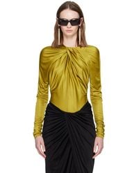 Balmain - Ls Twist Detail Bodysuit - Lyst