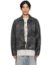 Cout de la Liberte - Luke Coated Ecru Rigid Twill Denim Jacket - Lyst