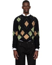 ANDERSSON BELL - Tom Argyle Crew-Neck Sweater - Lyst