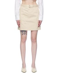 Elleme - Belted Miniskirt - Lyst