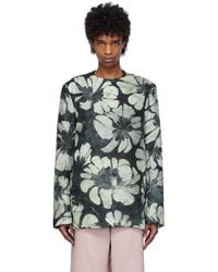 Dries Van Noten - Silk Long Sleeve Top - Lyst