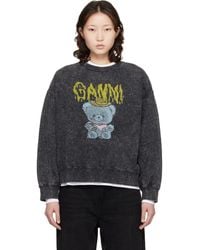 Ganni - Vintage Wash Sweatshirt - Lyst