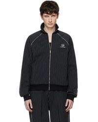 Fred Perry - Kris Van Assche Edition Pinstripe Track Jacket - Lyst