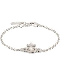 Vivienne Westwood - Olympia Faux-Pearl Chain Bracelet - Lyst