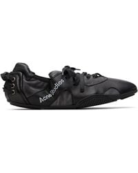 Acne Studios - Leather Lace-Up Sneakers - Lyst