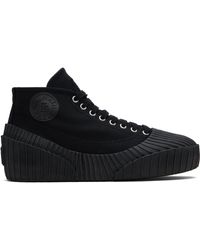 Balmain - Baskets Riff Low Noires En Canevas - Lyst