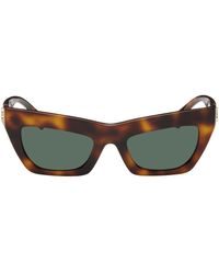 Burberry - Tortoiseshell Cat-eye Sunglasses - Lyst