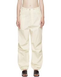 Dion Lee - Off-white toggle Parachute Trousers - Lyst