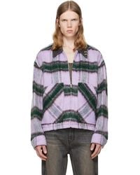 we11done - Check Pattern Jacket - Lyst