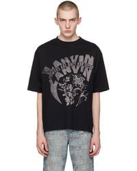 Lanvin - T-shirt noir édition future - Lyst