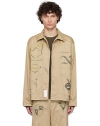 Neighborhood - ベージュ Memorial Coverall ジャケット - Lyst
