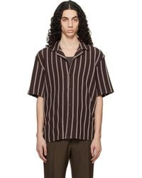 BOSS - Striped Relaxed-Fit Stretch Cotton Shirt - Lyst