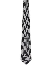 Homme Plissé Issey Miyake Zigzag Tie in Black for Men | Lyst Australia