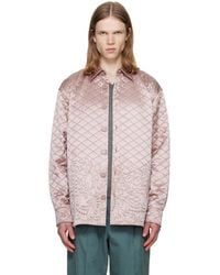 Dries Van Noten - Ssense Exclusive Quilted Silk Jacket - Lyst