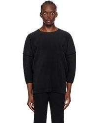 Homme Plissé Issey Miyake - Monthly Color April Long Sleeve T-Shirt - Lyst