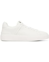 Balmain - B-Court Calfskin Sneakers - Lyst