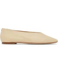 Aeyde - Kirsten Leather Ballerina Flats - Lyst