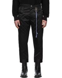 Song For The Mute - Tab Knee Patch Pocket Trousers - Lyst