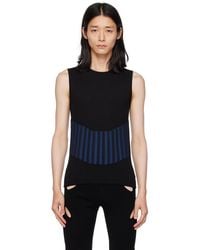 Dion Lee - Black Bone Tank Top - Lyst