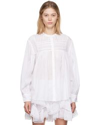 Isabel Marant - ホワイト Plalia シャツ - Lyst