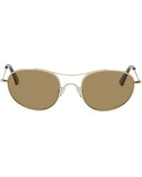 Our Legacy - Gold Zwan Sunglasses - Lyst