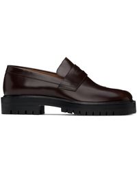 Maison Margiela - ブラウン Tabi ローファー - Lyst