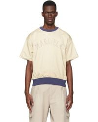 Maison Margiela - Off- Cotton Varsity T-Shirt - Lyst