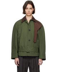 JW Anderson - カーキ Rounded ブルゾンジャケット - Lyst