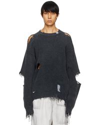 Maison Mihara Yasuhiro - Bleached Sweater - Lyst