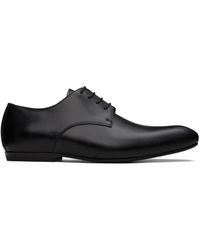 Dries Van Noten - Derbys noirs à bout en amande - Lyst