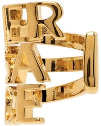 Versace Gold Logo Ear Cuff - Metallic