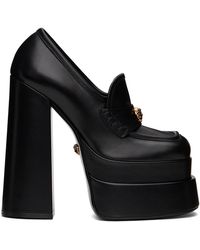 Versace - Black Aevitas Platform Heels - Lyst