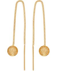 Versace - Medusa Drop Earrings - Lyst