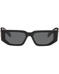 Prada - Triangle Logo Sunglasses - Lyst
