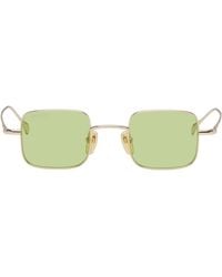 Gucci - Lettering Light Banana Sunglasses - Lyst
