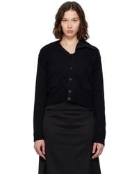 MM6 by Maison Margiela - Wool Cardigan - Lyst